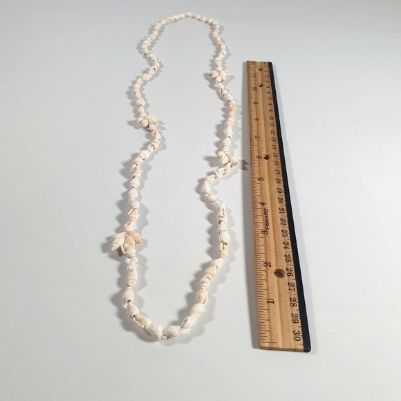 Shell Necklace Womens Jewelry 36" Length Mermaid Costume Beach Boho Colorful - Picture 3 of 3